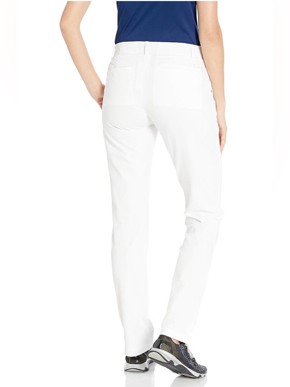 NWT Under Armour Links Women's White Golf Pants Straight-Leg Performance Wear